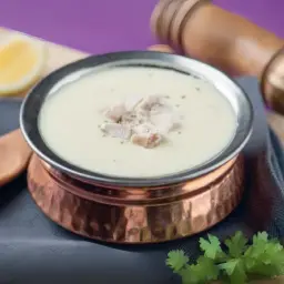 شوربة كريمة الدجاج